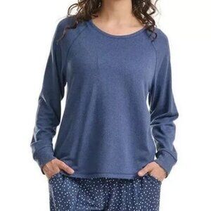 LiveLoveLounge Blue Long Sleeve Scoop neck Sweater XL